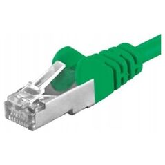 PremiumCord PREMIUMCORD Patch kabel CAT6a S-FTP, RJ45-RJ45, AWG 26/7 0,25m zielony