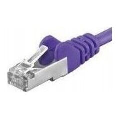 PremiumCord PREMIUMCORD Patch kabel CAT6a S-FTP, RJ45-RJ45, AWG 26/7 2m purpurowy