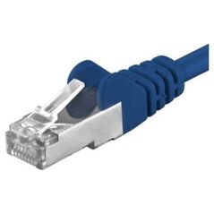 PremiumCord PREMIUMCORD Patch kabel CAT6a S-FTP, RJ45-RJ45, AWG 26/7 3m niebieski