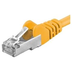 PremiumCord PREMIUMCORD Patch kabel CAT6a S-FTP, RJ45-RJ45, AWG 26/7 1,5m zółty