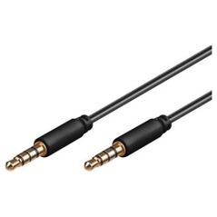 Kabel PremiumCord Jack 3.5mm - Jack 3.5mm 1m czarny (kjack4mm1)