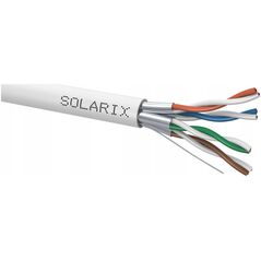 Solarix Kabel instalacyjny Solarix STP, Cat6A, drut, LSOH, cewka 500m SXKD-6A-STP-LSOH