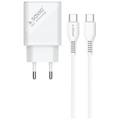 Ładowarka Savio LA-05 1x USB-A 1x USB-C 3 A (1_787922)