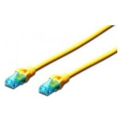 Digitus DIGITUS CAT 5e U-UTP patch cable PVC AWG 26/7 length 15m color yellow
