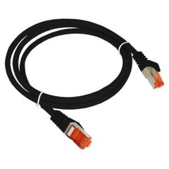 Alantec Patch-cord F/UTP kat.6 PVC 0.25m czarny ALANTEC