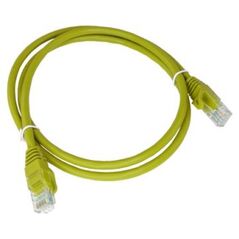 Alantec Patch-cord U/UTP kat.6 PVC 0.5m żółty ALANTEC