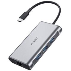 Stacja/replikator Aukey USB-C 8w1 (CB-C91)