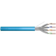 Digitus Kabel teleinformatyczny instalacyjny DIGITUS kat.6A, U/FTP, Dca, drut, AWG 23/1, LSOH, 100m, niebieski, ofoliowany