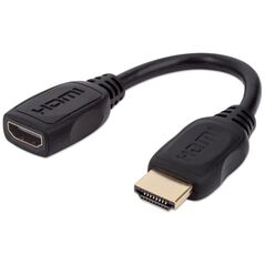 Kabel Manhattan HDMI - HDMI 0.2m czarny (354523)