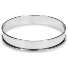 Patisse pierścień flanelowy 10 cm stal nierdzewna srebrna
