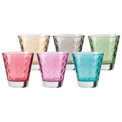 Leonardo Zestaw 6 kolorowych szklanek 220ml OPTIC (L-047284) - L-047284