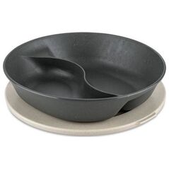 Koziol Talerz dzielony z pokrywą 1,5l Connect Sepafree Nature Ash Grey 78701