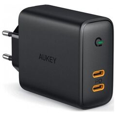 Ładowarka Aukey 2x USB-C 3 A (PA-D2)