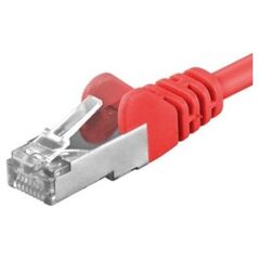 PremiumCord PREMIUMCORD Patch kabel CAT6a S-FTP, RJ45-RJ45, AWG 26/7 2m červená