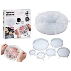 Bigbuy Home Set Narzuta Silikon (6 Części) (3 x 19 x 19 cm)