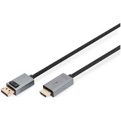 Kabel Digitus DisplayPort - HDMI 1.8m szary (DB-340202-018-S)