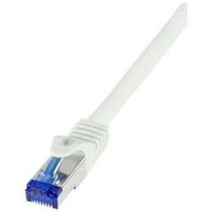LogiLink LogiLink C6A031S kabel sieciowy Biały 1 m Cat6a S/FTP (S-STP)