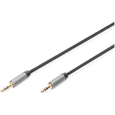 Kabel Digitus Jack 3.5mm - Jack 3.5mm 3m czarny (DB-510110-030-S)