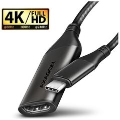Kabel Axagon RVC-HI2M Adapter USB-C -> HDMI 2.0 4K/60Hz Aluminum, 25cm kabel