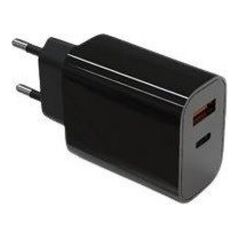Ładowarka TB Print Ładowarka sieciowa 2x3A USB C + USB A czarna