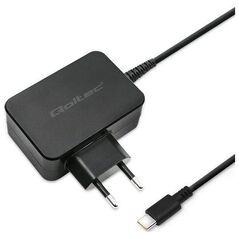 Ładowarka Qoltec Ładowarka sieciowa 65W | 5-20V | 3-3.25A | USB typ C | PD | Czarna