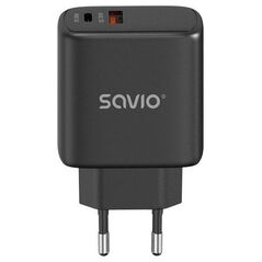 Ładowarka Savio Ładowarka sieciowa 30W Quick Charge, Power Delivery 3.0, LA-06/B