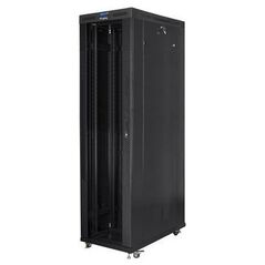 Szafa Lanberg Szafa stojšca Rack 19 cali 47U 800x1200mm, drzwi szklane LCD (FLAT PACK) czarna