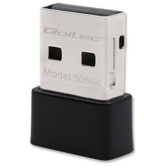 Karta sieciowa Qoltec Ultraszybki bezprzewodowy mini adapter USB Wi-Fi | standard AC | 650Mbps