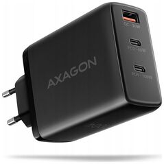 Ładowarka Axagon ACU-DPQ100 Ładowarka sieciowa, GaN 100W, 3x port (USB-A + dual USB-C) PD3.0/QC4+/PPS/Apple, czarna