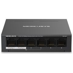 Switch Mercusys MERCUSYS switch MS106LP (6x100Mb/s,4xPoE+,40W,fanless)