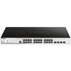 Switch D-Link D-Link DGS-1210-28P/ME/E 24-Port 10/100/1000BASE-T PoE + 4-Port 1 Gbps SFP Metro Ethernet