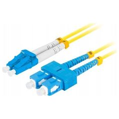 Lanberg Patchcord światłowodowy Lanberg SM SC/UPC-LC/UPC DUPLEX 3.0MM LSZH G657A1 3m żółty