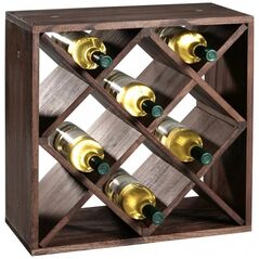 Kesper Stojak na wino wykonany z drewna sosnowego