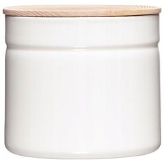 Riess RIESS - Pojemnik z drewnianą pokrywą 1,3l Pure White
