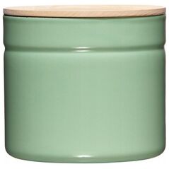 Riess RIESS - Pojemnik kuchenny z drewnianą pokrywą 1,3l Slow Green