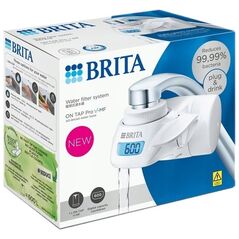 Brita Brita OnTap Pro V-MF vodní filtrační systém, kohoutkový filtr, 600 l, digitální displej, 3 nastavení
