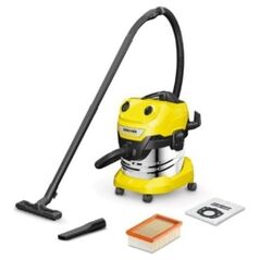 Odkurzacz przemysłowy Karcher Sauso-drėgno valymo siurblys Karcher WD 4 S V-20/5/22| 1000 W