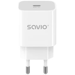 Ładowarka Savio Ładowarka sieciowa 20W LA-09 USB-C QC, PD 3.0