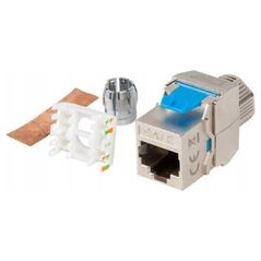 Lanberg Lanberg moduł Keystone gniazdo beznarzędziowy RJ45 kat.8.1 FTP
