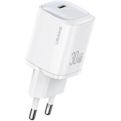 Ładowarka Usams USAMS Ład. siec. CC251 30W GaN USB-C Fast Charging HC Series biały/white CC251TC02