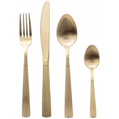Secret de Gourmet Zestaw sztućców dla 6 osób TAMARA, złotych, 24 elementy