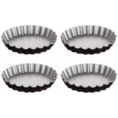 5five Foremki do tartaletek metalowe Ø 12 cm, 4 szt.