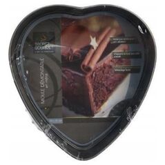 5five Forma do pieczenia, blacha z motywem serca, non-stick, 24 x 23 cm