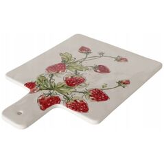 Deska do krojenia Boltze Deska do serwowania, krojenia STRAWBERRY, wzór w truskawki, 34 x 24 cm
