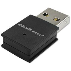 Karta sieciowa Qoltec Adapter bezprzewodowy Ultra szybki mini WiFi Standard AC | BT 4.0USB | 600Mbps