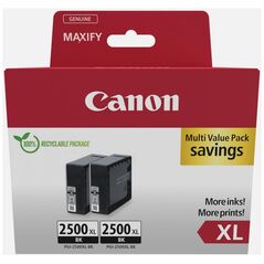 Canon Μελάνι Inkjet PGI-2500XL Black 2τμχ (9254B011) (CANPGI-2500XLBKTP) έως 12 άτοκες Δόσεις