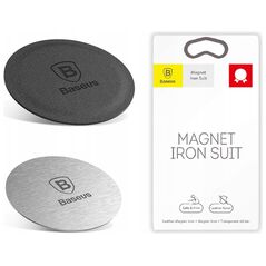 Baseus Car Mount Magnet Iron Suit for cases Silver  (ACDR-A0S) (BASACDR-A0S) έως 12 άτοκες Δόσεις