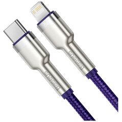 Baseus Καλώδιο USB-C σε Lightning Cafule PD 20W 1m Μοβ (CATLJK-A05) (BASCATLJK-A05) έως 12 άτοκες Δόσεις