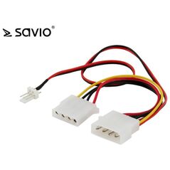 Savio Molex - Molex, 0.18m, Wielokolorowy (SAVIO AK-15)