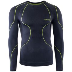 Hi-Tec Koszulka męska Ikar Top black/lime punch r. XXL